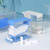 PIORPOY Dental Cotton Roll Dispenser Holder Press Style Dentistry Swabs Organizer Boxes Orthodontics Odontologia Products