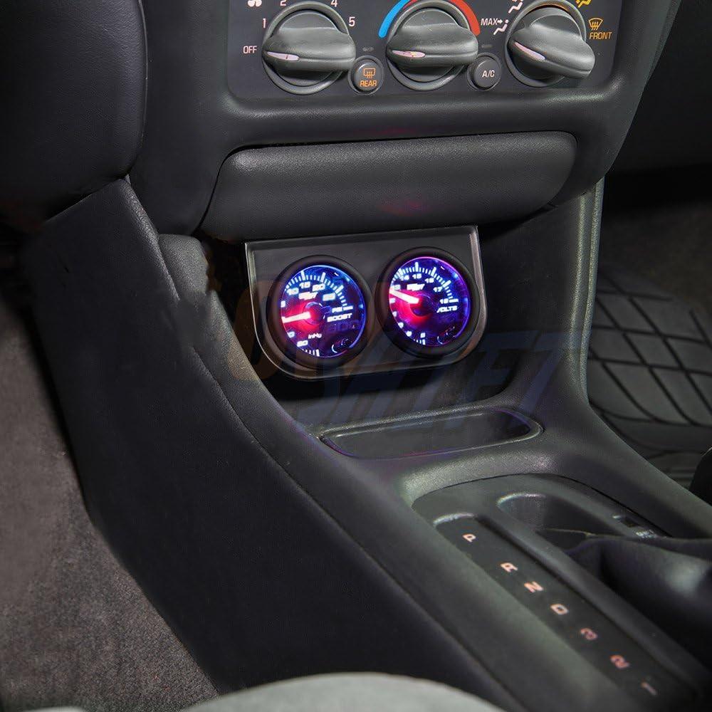 52mm Gauge Holder, 2 Inch FadeProof Dashboard Gauge Pod, Easy To Install For Vehicles (Black)
