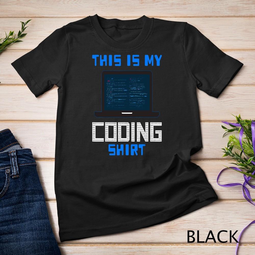 

Kids Coding T Shirt Gift for Computer Programmer Geek Nerd Unisex T-shirt 4XL