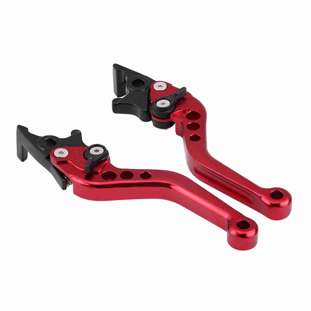 2pcs 6-Position Adjustable Brake Clutch Levers CNC Aluminum Modified Brake Lever For Modification