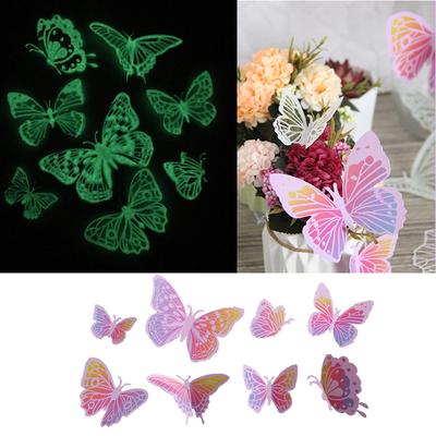 16 X 3D Butterfly Wall Stickers Home Decor Room Decoration Sticker Bedroom Girls