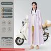 Electric Vehicle Raincoat for Women, Single-Person, Long Style, Full-Body Storm-Proof, Suitable for Adults, Outdoor Wear, Hiking, Mountaineering