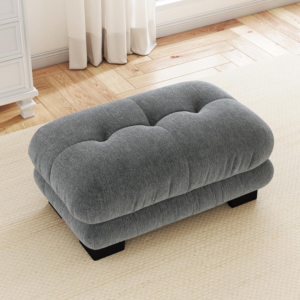 Paris Ottoman - Gray