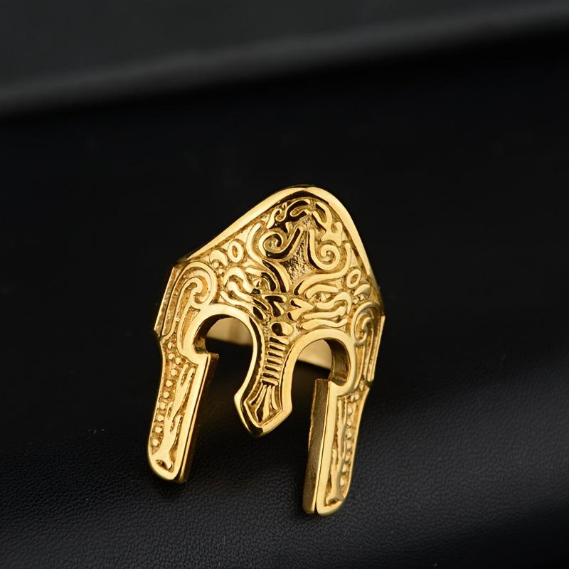 Spartaner Maske Herren Titanstahl Ring