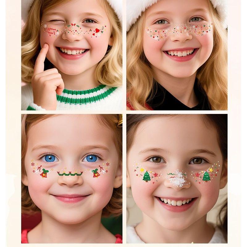 Choyu - Christmas Freckle Face Makeup Sticker (Various Designs)