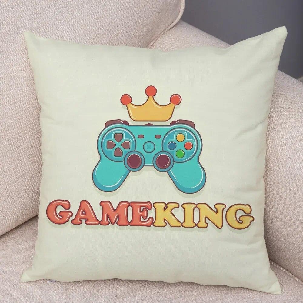 Game Room Decoration  Player Dazzle Handle Series Pillowcase Home  Boy's  Bedroom  Cushion Cover