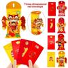Stationery Supplies Chinese Red Envelope 2024 Chinese Dragon Year Spring Festival Supplies  Wedding