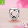 Love Heart-Shaped Mother And Daughter Creative Puzzle Beaded S925 Silver Fashion Versatile Diy Bracelet Accessories