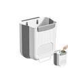Space-saving Foldable Trash Can Hanging Toilet Storage Bucket Wall Mount Trash Bin  Cabinet Door