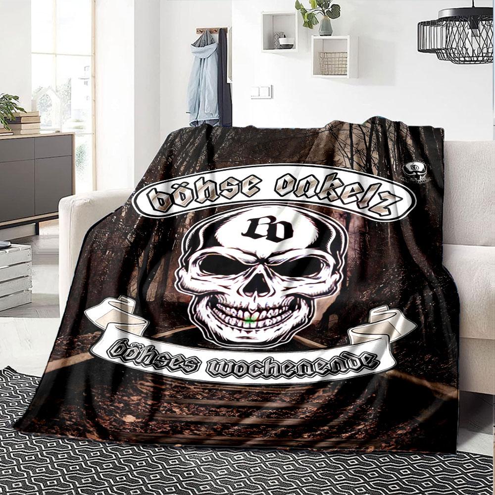 Böhse Onkelz Motivdecke, Warme Gemütlichkeit Couch Sofa Bettdecke Heimdekoration