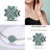 Kupfergrün Serie Kleeblüte Gänseblümchen Anhänger Charm Perlen Schmuck Passt auf Echte Armbänder Schmuck Für Frauen DoItYourself