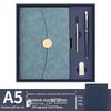 High-Grade Three-Fold Diary Notebook Gift Set with Custom Logo Printing