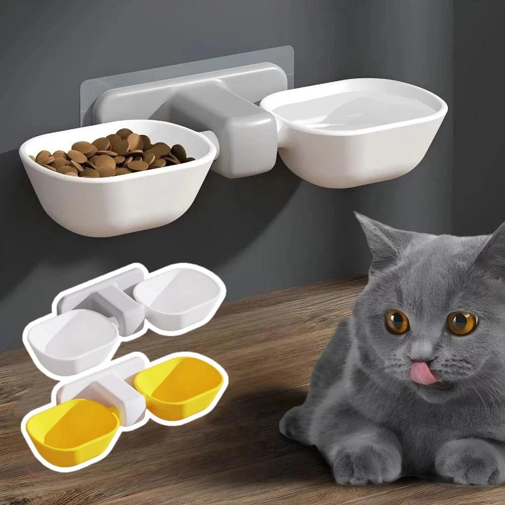 Detachable Pet Feeding Bowl Cute Pet Raised Feeder No Punching Cat Hanging Feeder Pet Feeding