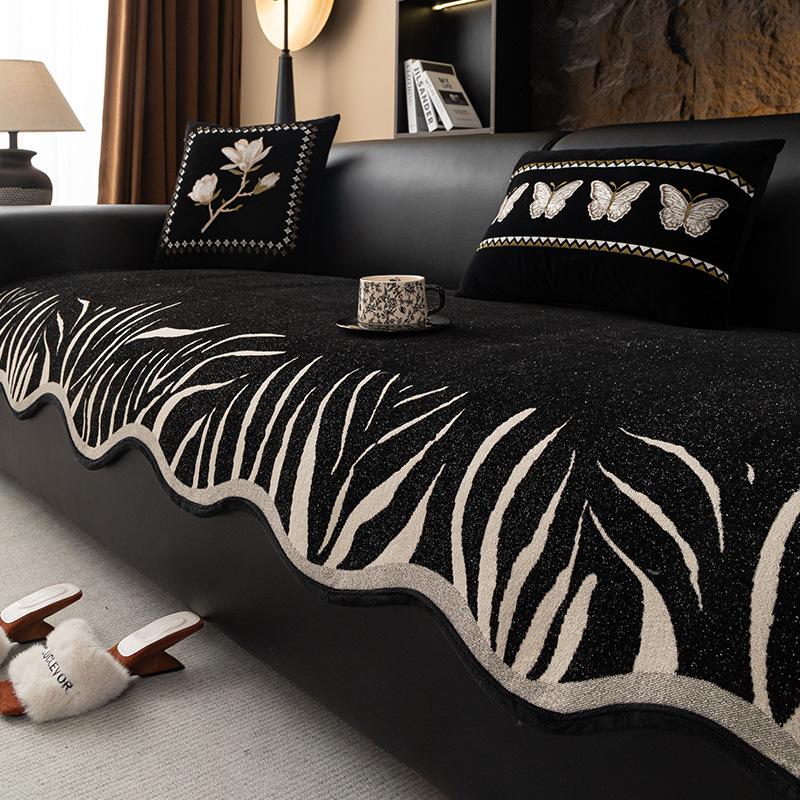 Poduszka na sofę w kształcie francuskim, uniwersalna na każdą porę roku, antypoślizgowy koc, Advanced Sense, ręcznik z tkaniny chroniący przed zarysowaniami, na siedzisko