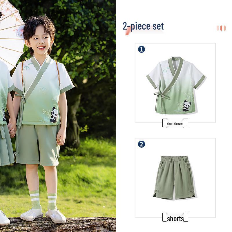 Chinesisches Hanfu-Kostüm im traditionellen Stil für Kindergartenaufführungen und Grundschulaufführungen