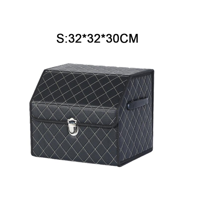 Collapsible Car Storage Organizer Box With Lid - Portable Multipurpose Car Trunk Boxs For Shopping Camping Picnic Waterproof Bag
