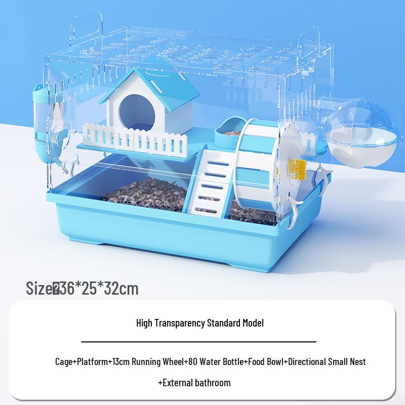 

Акриловая Роскошная Вилла для Хомяка: Большое зимнее гнездо для золотистых хомяков