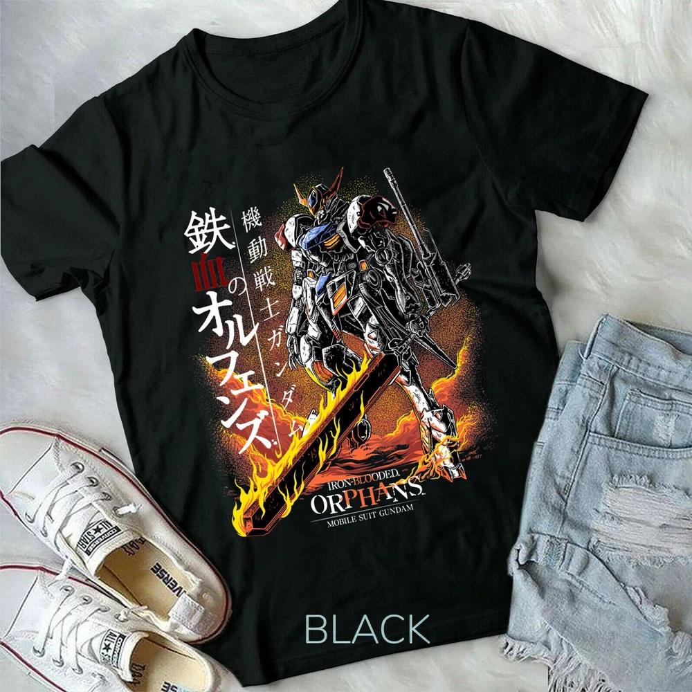 Barbatos Iron Blooded Orphans Gundam Graphic Tee Gunpla New TShirt Black S