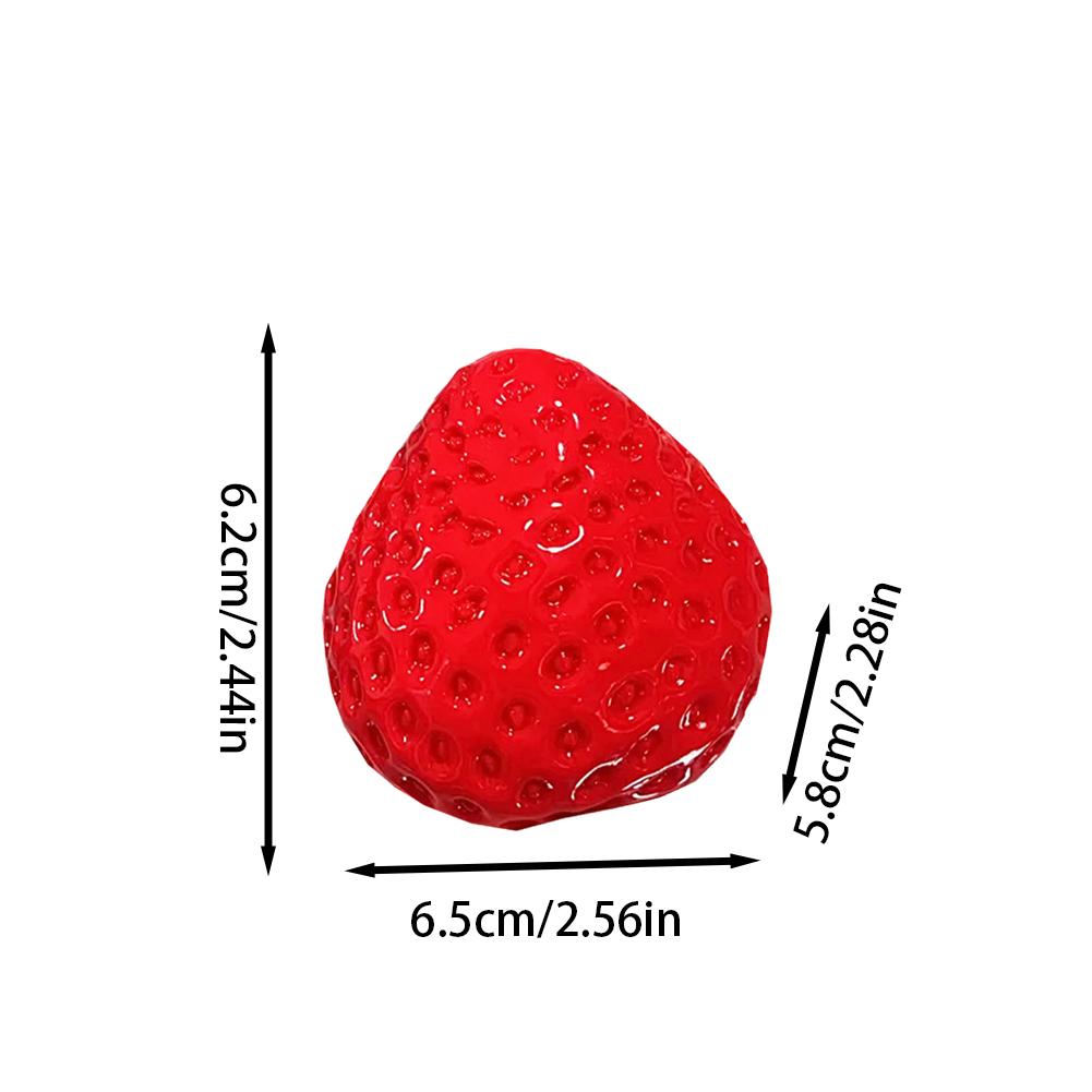 Simulation Strawberry Decompression Kneading Slow Rebound Fruit Soft Toy P3U7