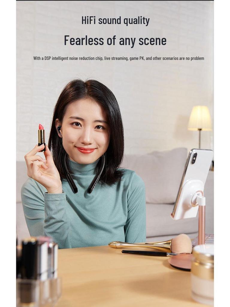 Wireless Monitoring Headphones: 2.4G, Pro-Grade Sound Card, Noise Reduction, Stereo Ear-Hook, 3.5mm Jack