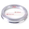 4 Stück 106,1 mm bis 100 mm Aluminium-Nabenzentrierringe