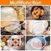 3Pc Cooking Frying Stainless Steel Anti Splatter Guard Oil Net Grease Splatter Screen Kitchen Pan Mesh Guard Screen Splash Cover