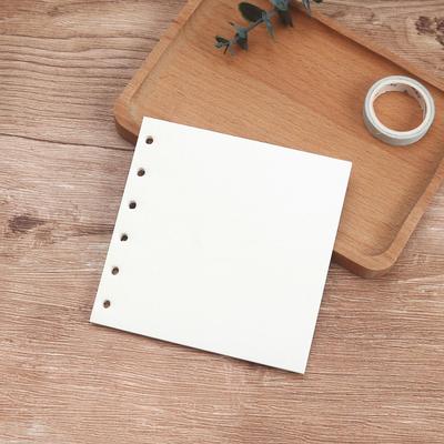 A7 Thickened Square Grid 6-Hole Planner Refill Pages