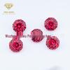 4-8mm Gradient Rose-Cut Two-Tone Soft Core Zircon Millennium Rose