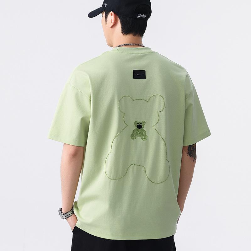 New Summer Men's Round Neck Short T-shirt Short Sleeve Thin Casual Youth Half-sleeved Shirt