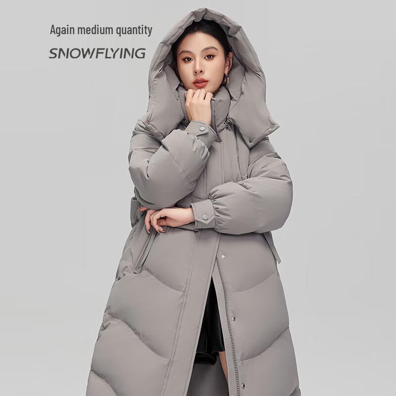 SNOWFLYING Women's Long Warm Down Puffer Coat