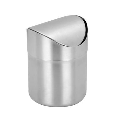 Mini Mülleimer Mülleimer Schwingdeckel Küche Arbeitsplatte Desktop Abfall Müll Mülleimer
