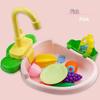 Children's Pretend Play Electric Sink with Circulating Water and Vegetable Washing Features