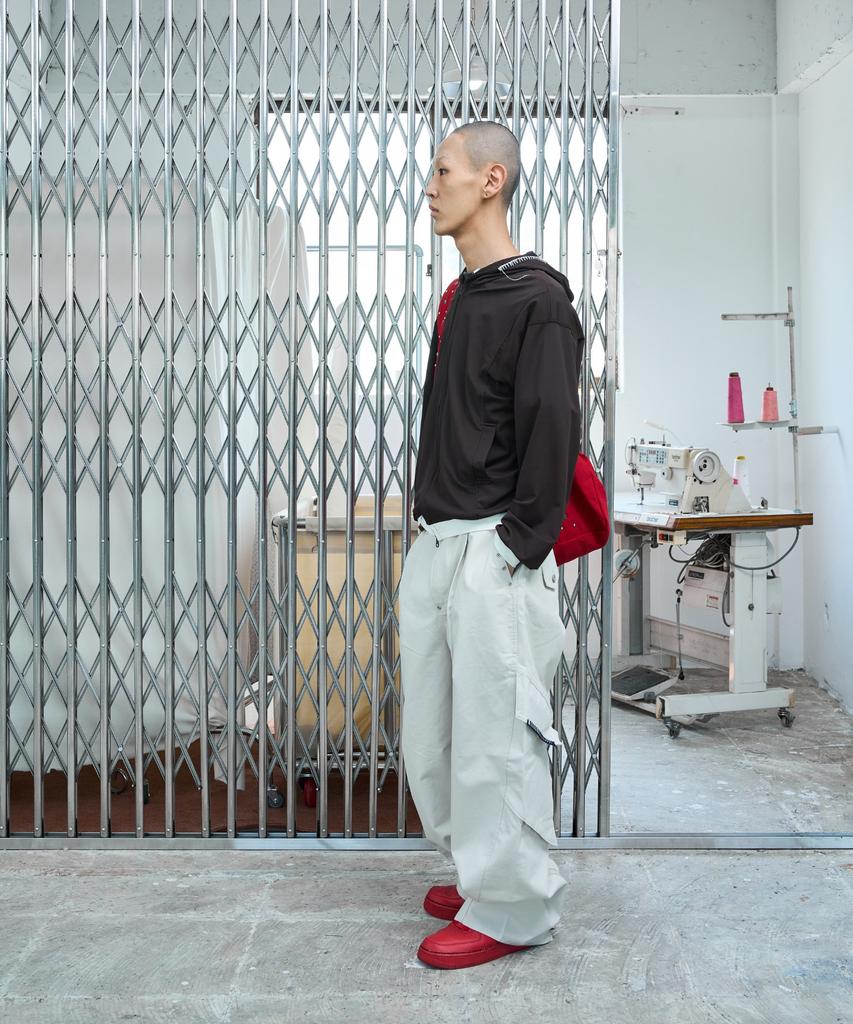 Noscouleurs Ul Mesh Zip Hoodie 02 Brown