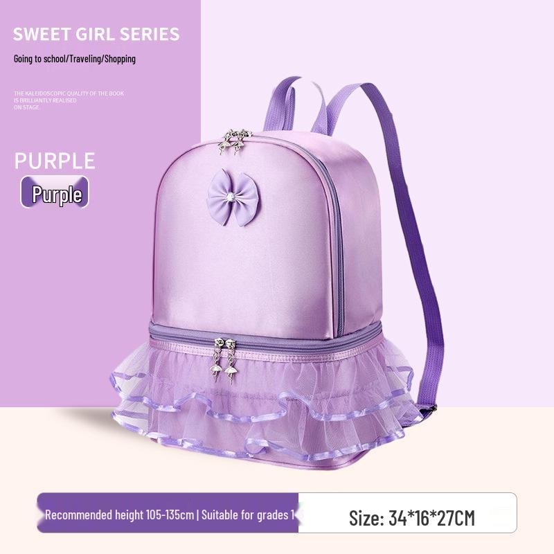 Girls' Princess Dress Style Backpack for Ages 3-6 Kindergarten - Fresh & Cute Design