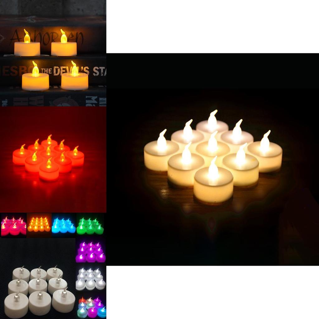 Timeless 24pcs Flameless Led Candle Tea Lights For Charming Christmas Celebrations