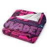 Invader Zim Movie Blanket Soft Warm Street Trend Plush Throw Blanket For Couch Chair Sofa Bed Travel Flannel Bedspread Bed Cover