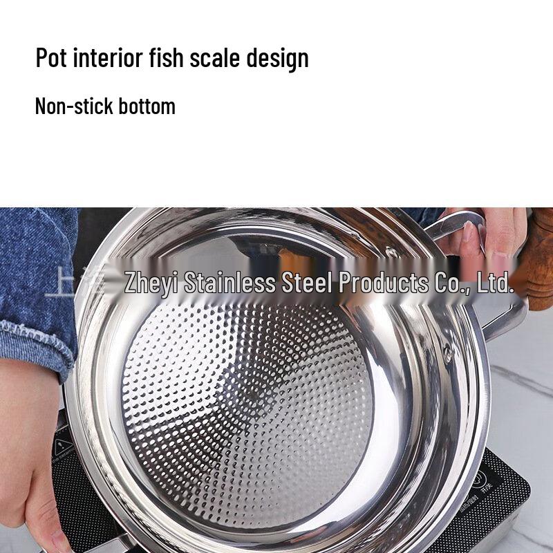 Yoshida Artisan 304 Stainless Steel Non-stick Stockpot