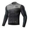 Cycling Jersey with Long Sleeves Spring/summer Xxl - Black