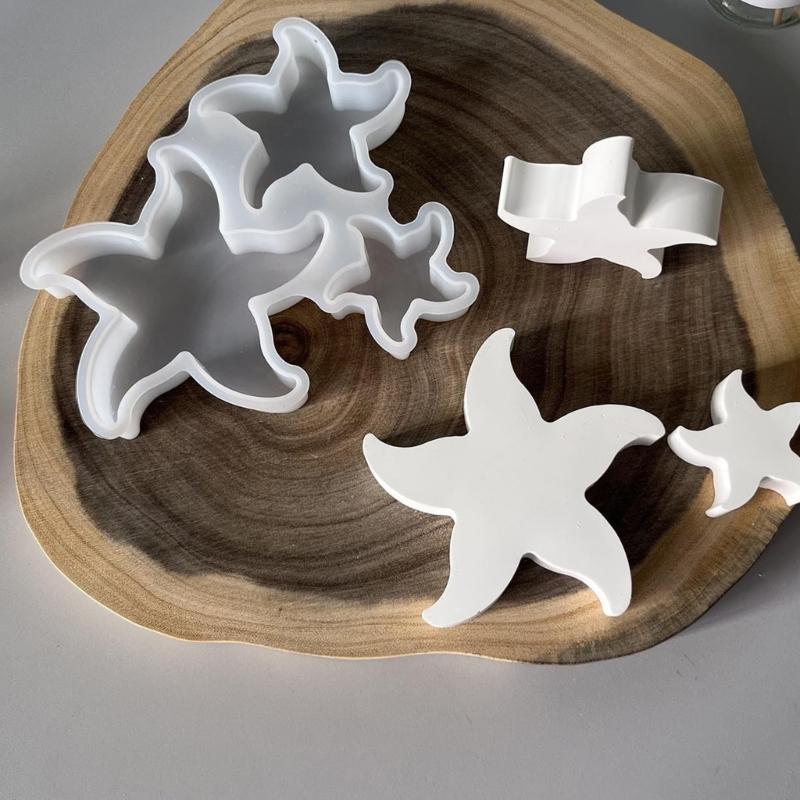 Star Shape Silicone Candle Molds for Epoxy Resin Candle Soap Star Shape Chocolate Molds Fondant Molds Cake Molds