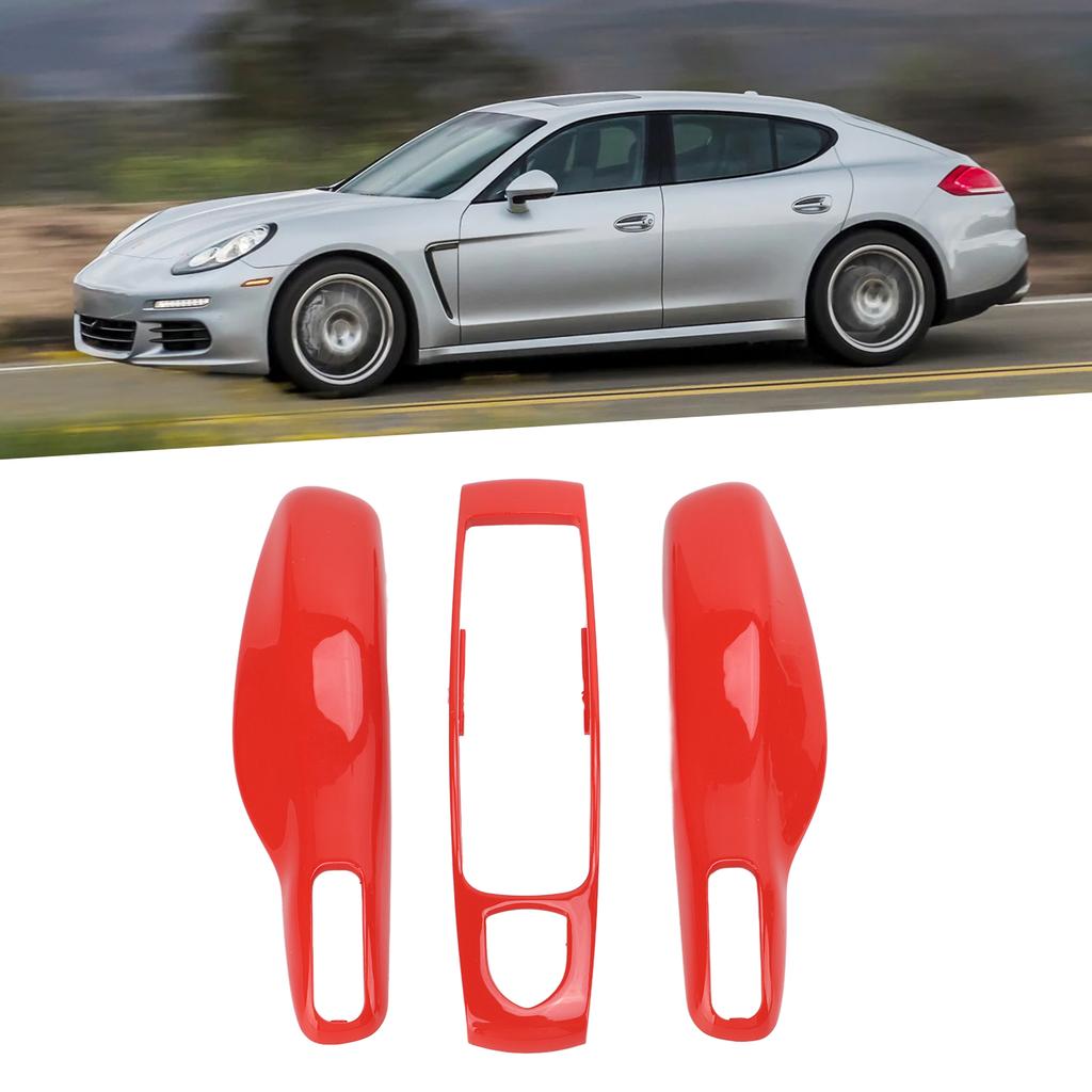 Key Fob Cover Shell Protector Car Modification Replacement for Panamera Cayenne MACAN Boxster Cayman 911 718Orange