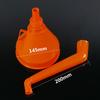 Plastic Car Motorcycle Refuel Gasoline Engine Oil Funnel Moto Car Long Mouth Funnels Car Repair Filling Tools 130/145/160mm