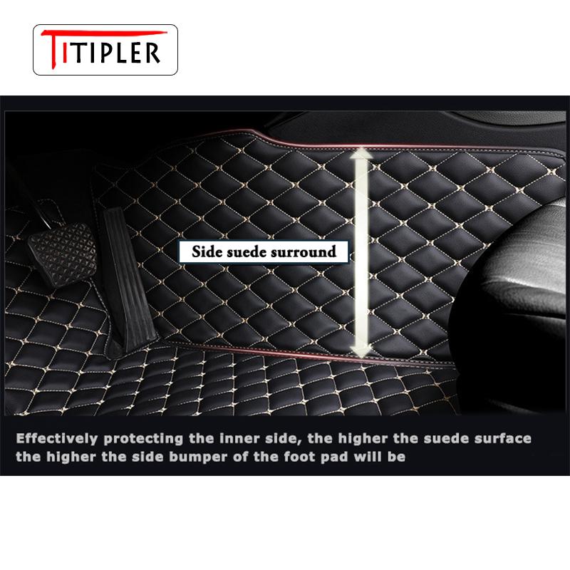 BFY1 TITIPLER Custom Car Floor Mats For Nissan JUKE ESQ Auto Carpets Foot Coche Accessorie