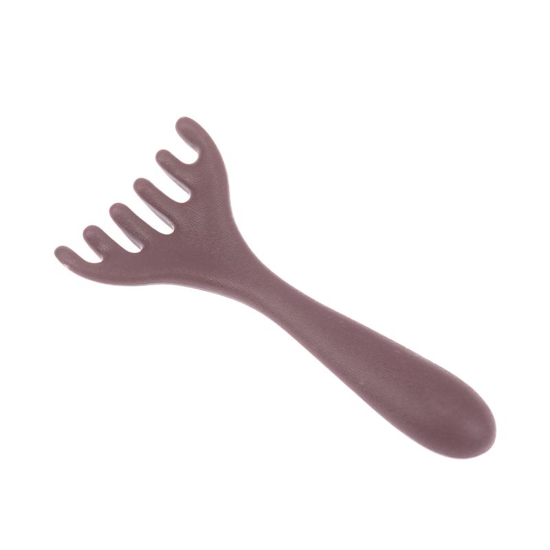 Plastic Meridian Massage Comb Body Gua Sha Tool Anti-Static 6-Claw Head Massager Promote