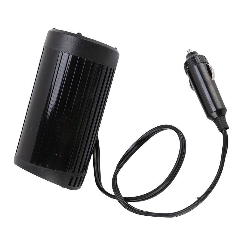 Car Power Inverter 200W 12V DC to 220V AC Double USB Double Fast Charge Type C Vehicles Power Inverter with Cigar
