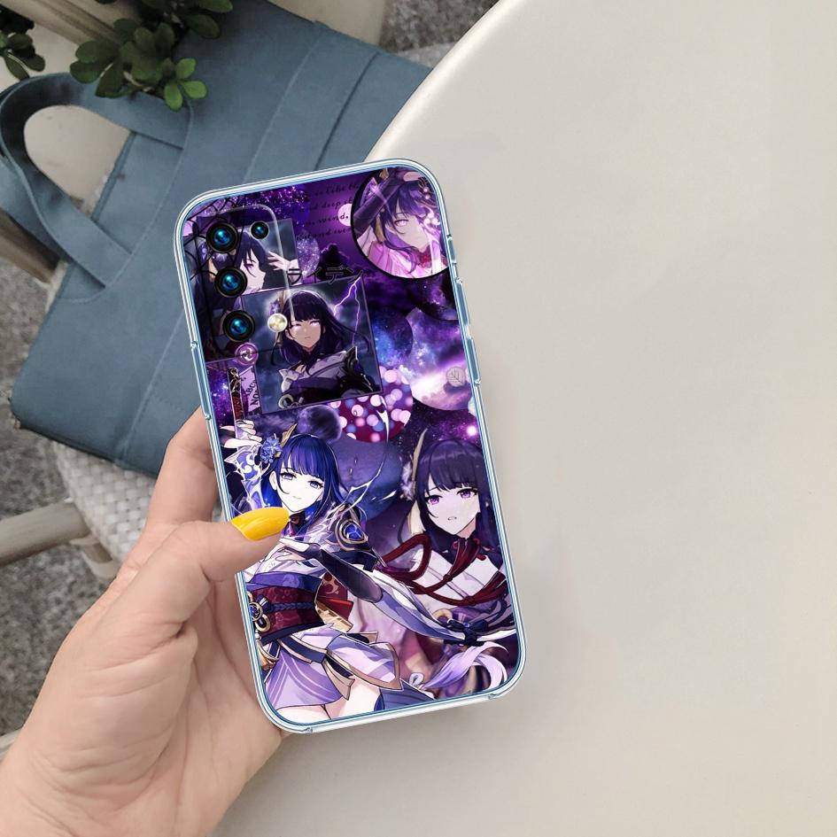 

CJ61 Genshin Impact Cool Soft Shell Transparent Phone Case for Samsung Galaxy A04 A04S A14 A23 A34 A54 M23 M33 M52 M53 Galaxy A14 5G