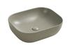 Bella countertop washbasin 50.5X40.5 CM oval cappuccino matt