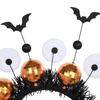 Headdress Halloween Disco Headwear Disco Ball Garland for Stall Market Shining Mirror Ball Halloween Headpiece