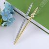 Gifts Stainless Still Stationery Rod Rotating Slender Ballpoint Pen Metal Ball Pen