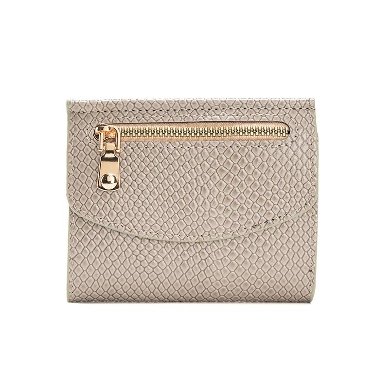 Fashionable Wallet Small Crocodile-patterned Bag Large Denomination Multiple Slots Coin Purse