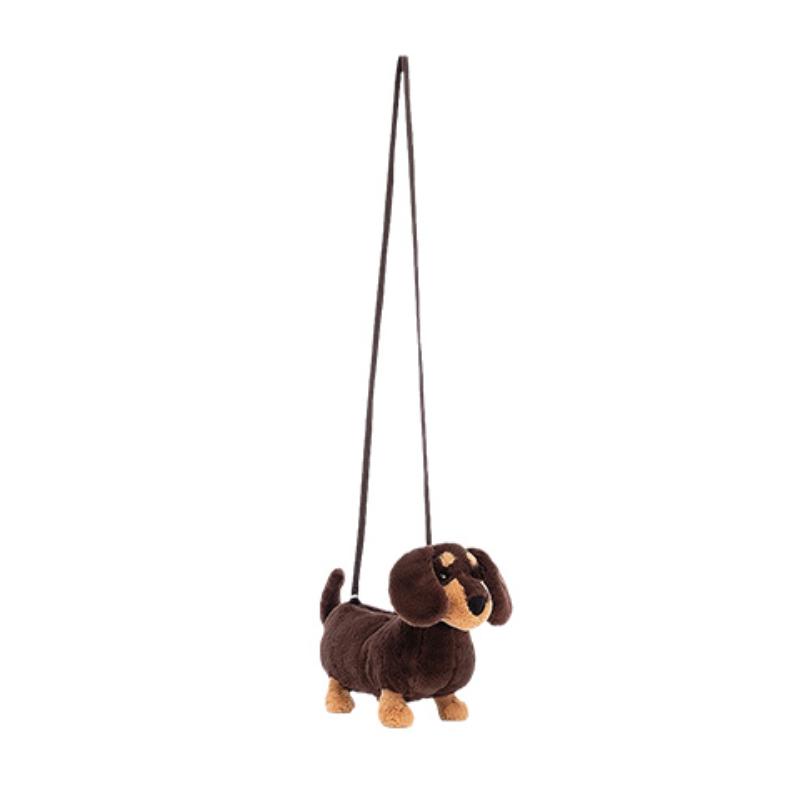 JELLYCAT Dog Series Otto Sausage Dog Backpack Doll Plush Doll 16cm Height